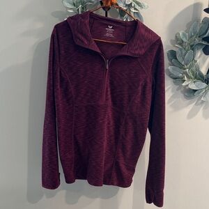 WhiteSierra Women's‎ Burgundy Quarter-Zip Sweatshirt